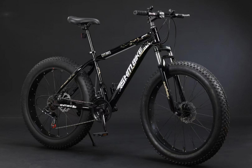 SHM Bike New Grand FAT 26 Black (26 Disk, фэтбайк)  