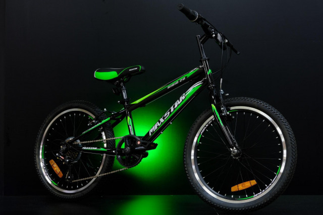 MAXSTAR Rigid 20 Чёрный/Зелёный  