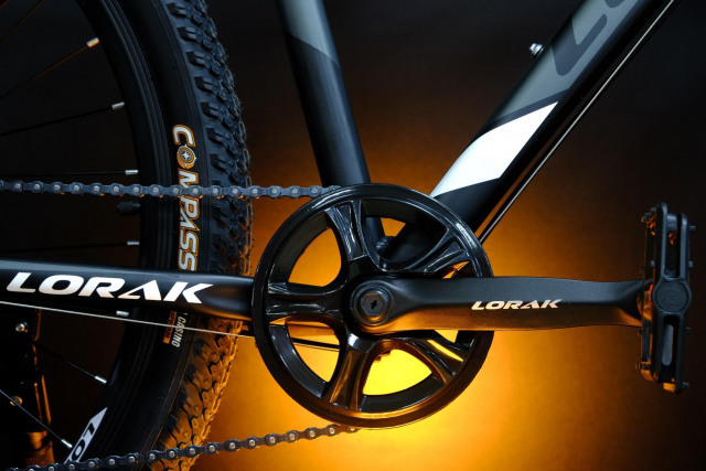 LORAK Safe 27,5 Prom Матовый Чёрный/Белый 17р (на рост 155-173)  