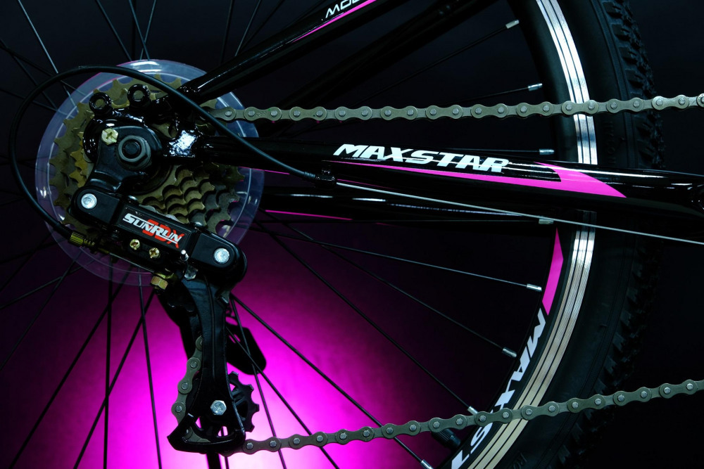 MAXSTAR Rigid 24 Чёрный/Розовый  