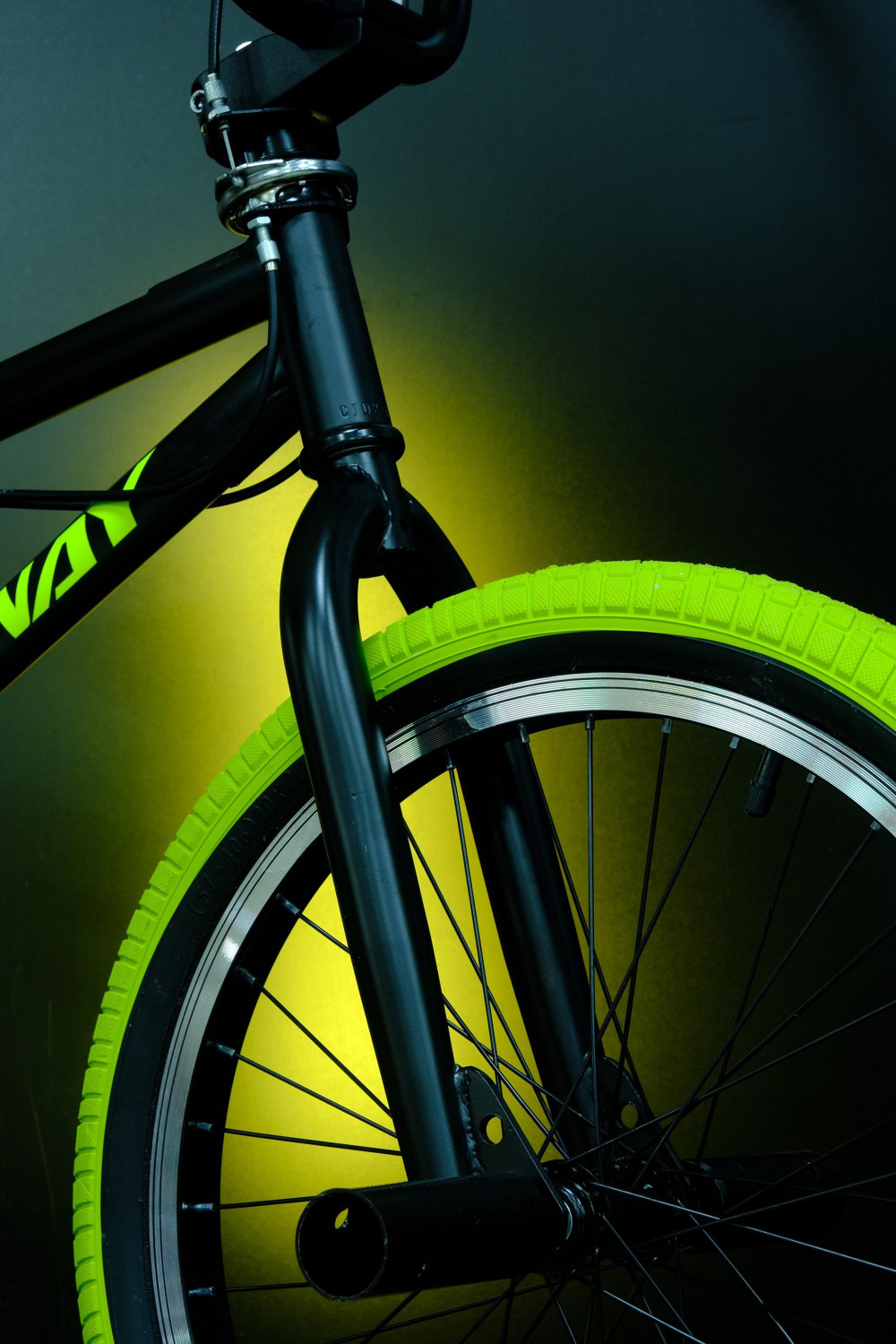SAFEWAY BMX 20 Чёрный/Жёлтый с пегами  