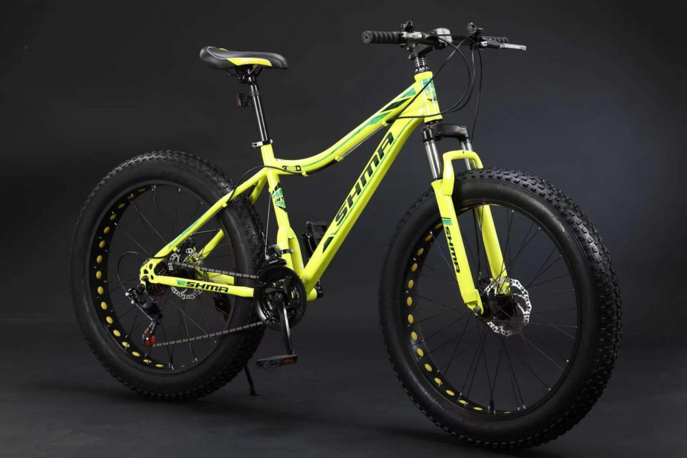 SHMA Bike New Grand FAT 26 Yellow (26 Disk, фэтбайк)  