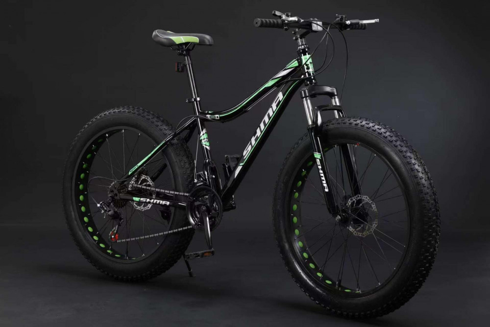 SHMA Bike New Grand FAT 26 Black/Red (26 Disk, фэтбайк)  