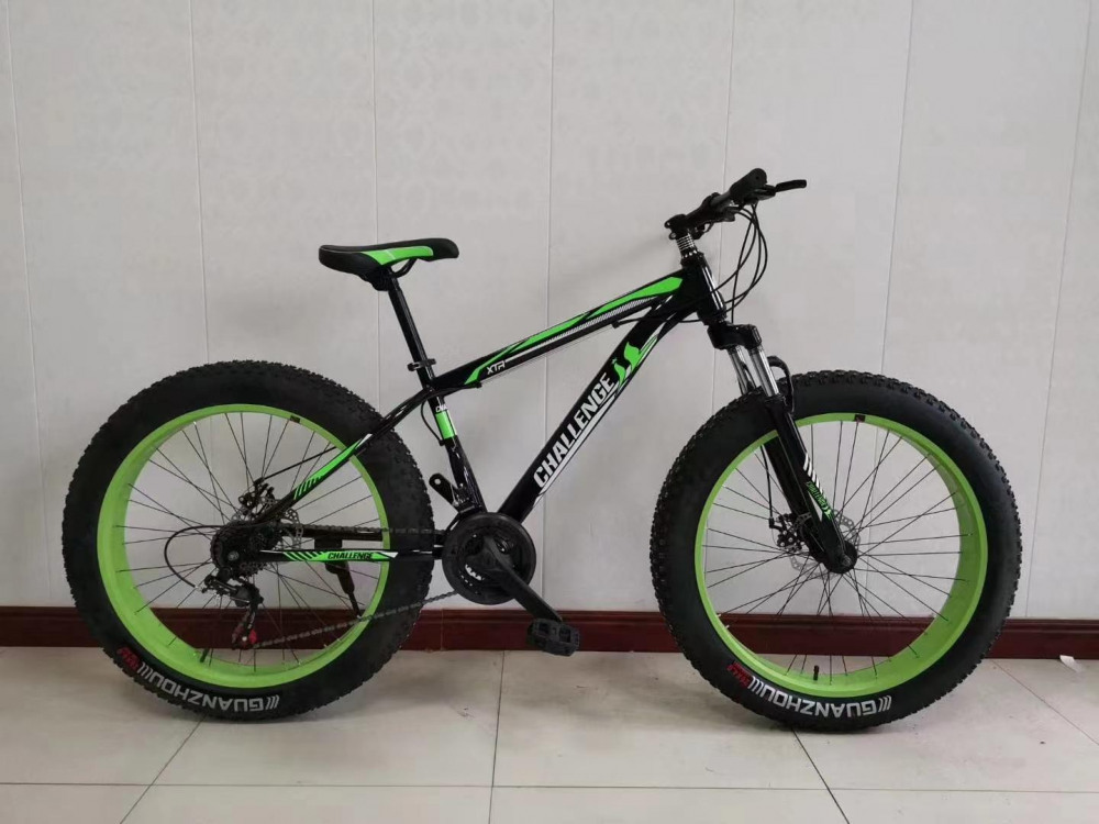Challenge XTR FAT Bike 26 Green (26 Disk, 21ск., фэтбайк)  
