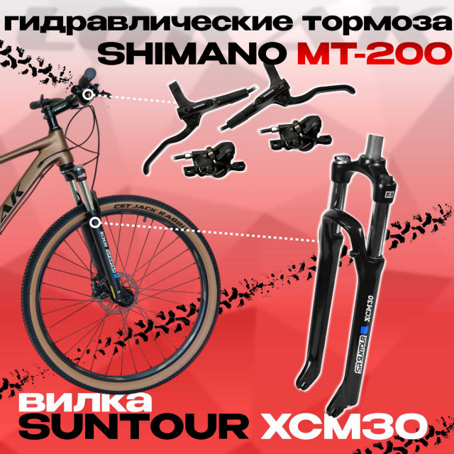 LORAK Sel 9750 SE Матовый Коричневый 19р (на рост 171-182)  