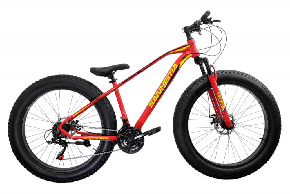 SANHEMA FAT 26 Red/Yellow (26, фэтбайк)  