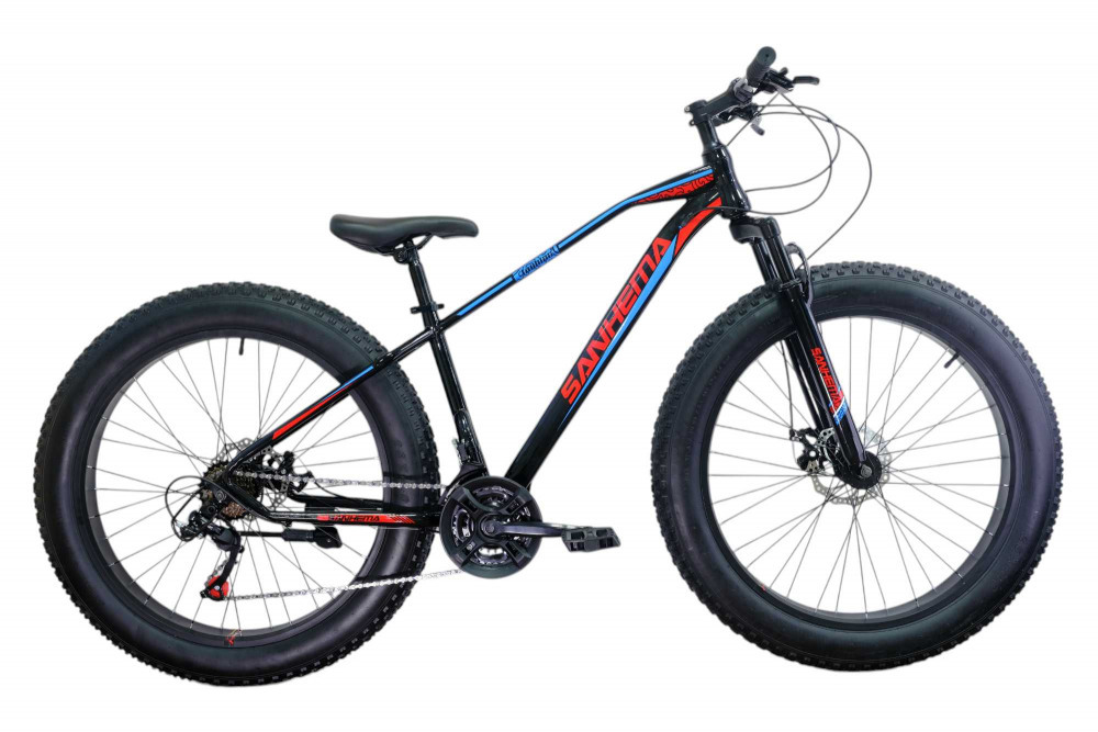 SANHEMA FAT 26 Black/Red (26, фэтбайк)  