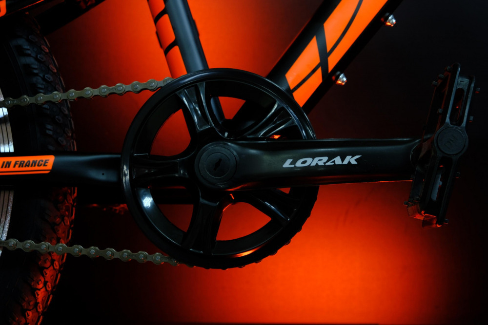 Lorak RACE Lite 20 Матовый Чёрный/Оранжевый  