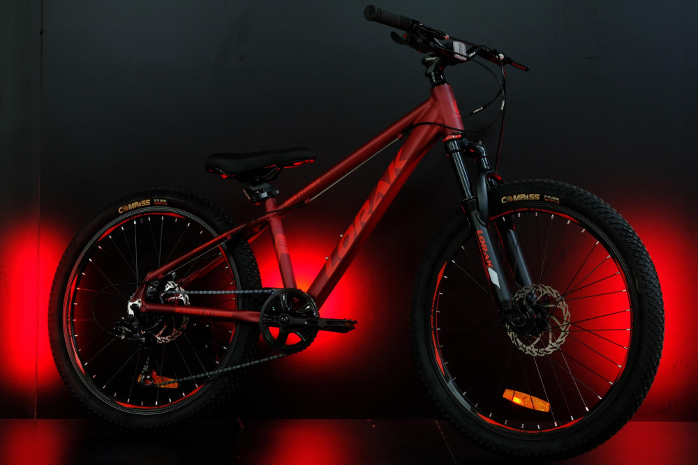 LORAK SHARK 24 Cassete Matt Red/Red (24