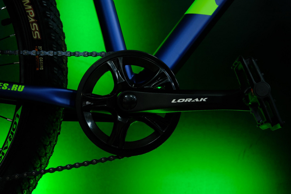LORAK SHARK 26 BLACK Матовый Синий/Зелёный  