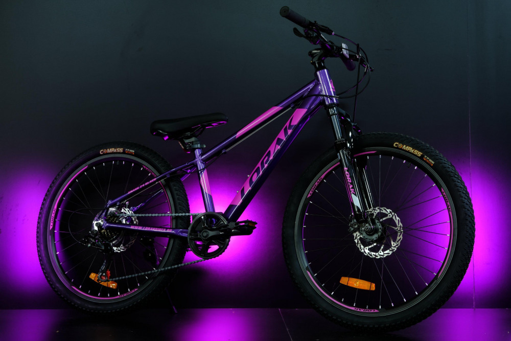 LORAK SHARK 24 BLACK Shiny Purple/Pink (24