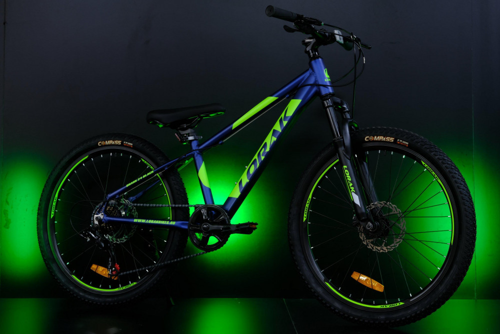 LORAK SHARK 24 BLACK Matt Blue/Green (24