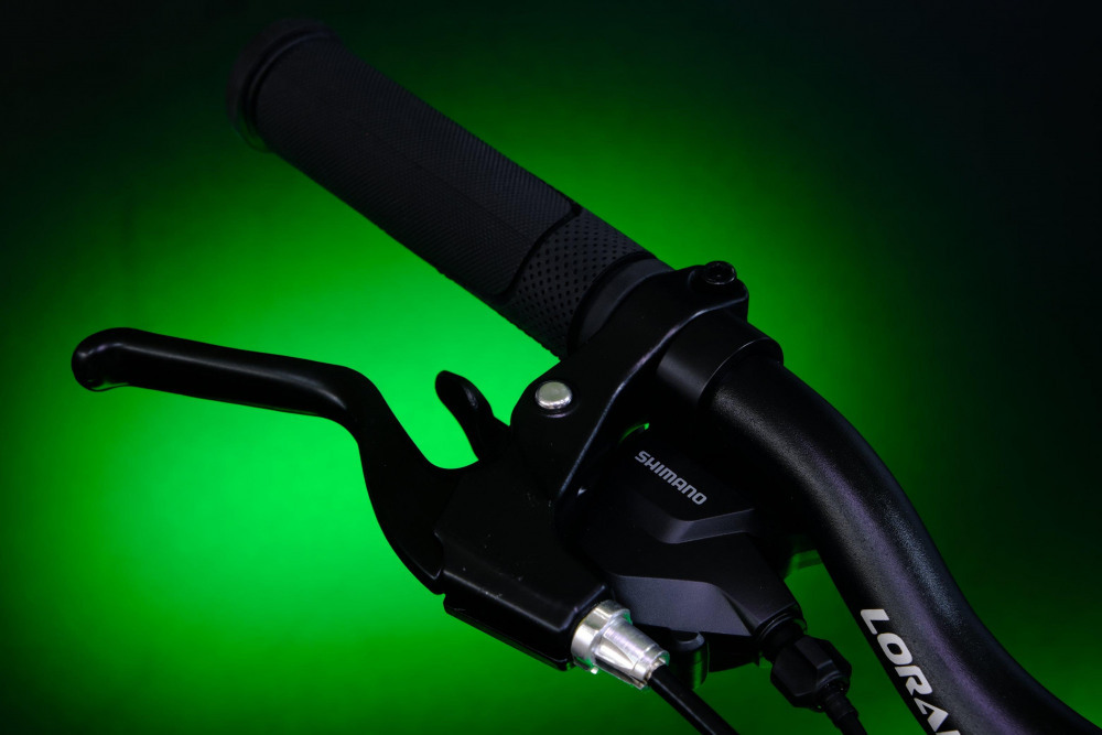 LORAK SHARK 24 BLACK Матовый Синий/Зелёный  