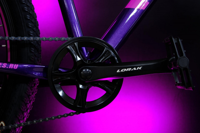 LORAK SHARK 26 BLACK Фиолетовый/Розовый  