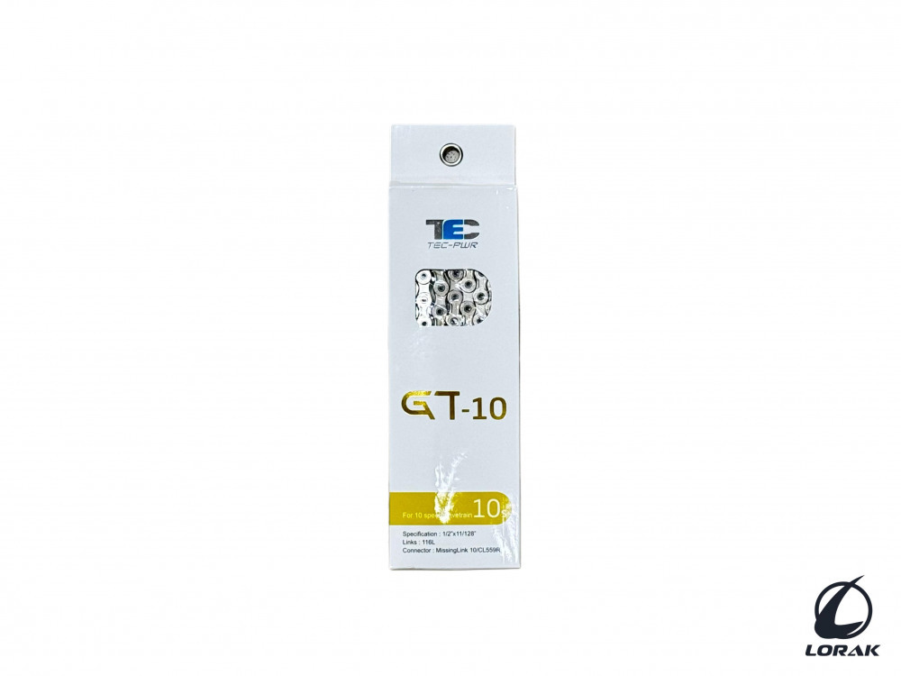 Цепь cпорт. TEC GT-10 (завод KMC) 10 скор 116L, код 41631 