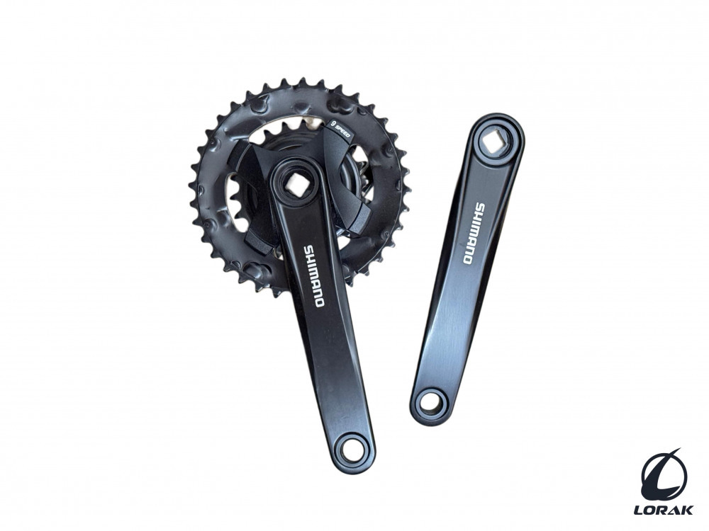 Шатун со звездой SHIMANO MT101 36-22T 175mm, код 6195 