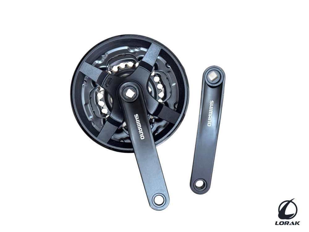 Шатун со звездой SHIMANO TY501 42-34-24T 170mm, код 6194 