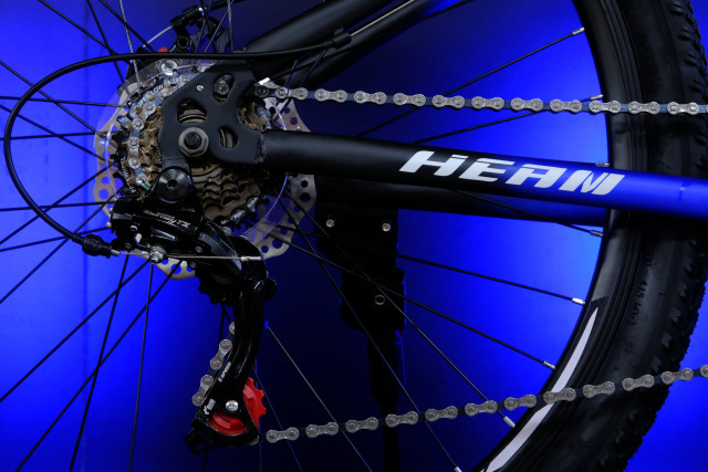 HEAM FOX 27.5 Матовый Чёрный/Синий  