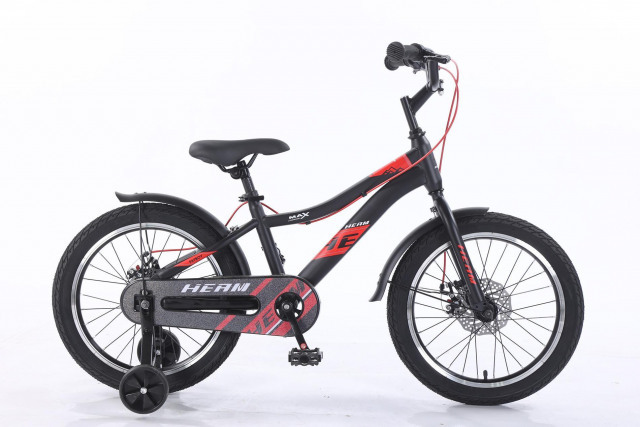 HEAM 18 FATBOY Disk Матовый Чёрный/Красный  
