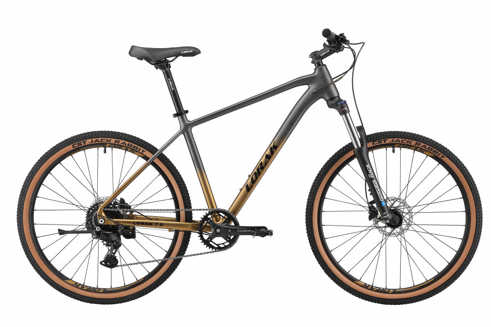 LORAK 7.0 9 sp - 19р MATT GRAY/GOLD (27.5