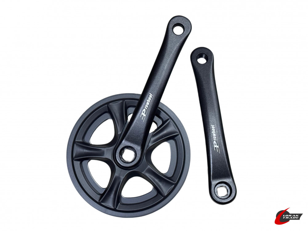 Шатун комплект квадрат PROWHEEL 36T 170mm алюминий с защитой Lorak Safe, код 41812 