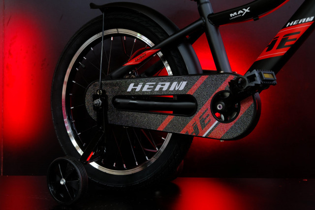 HEAM 18 FATBOY Disk Матовый Чёрный/Красный  