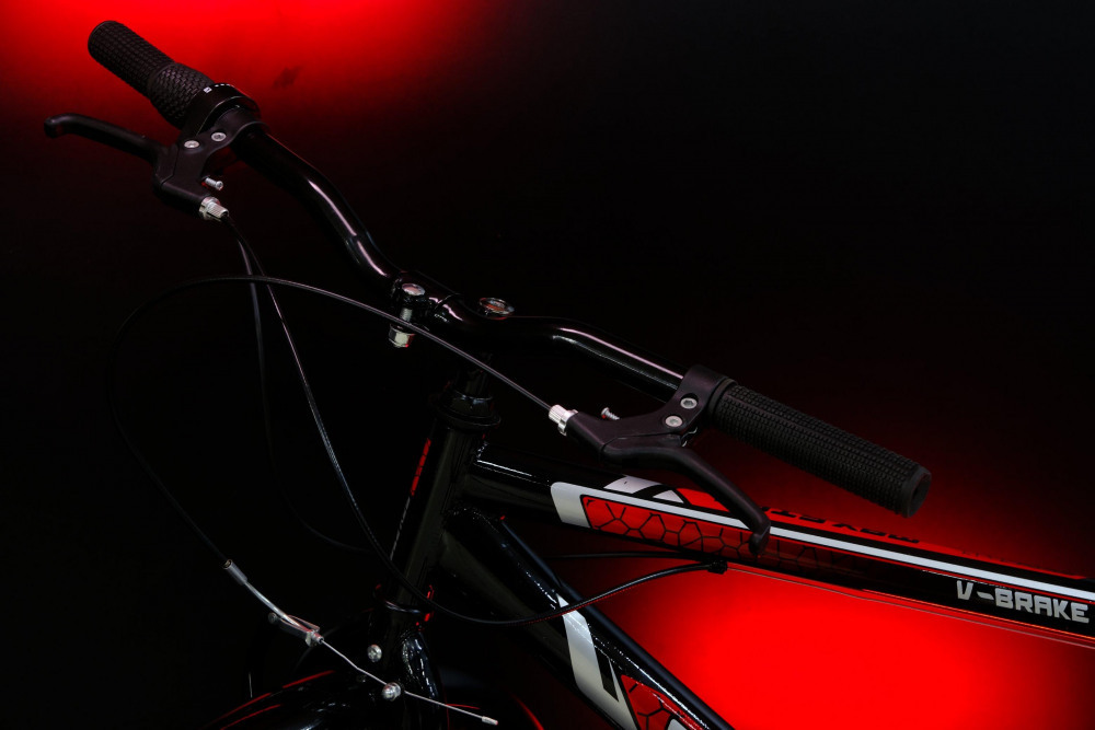 MAXSTAR 26" V-BRAKE R Чёрный/Красный  