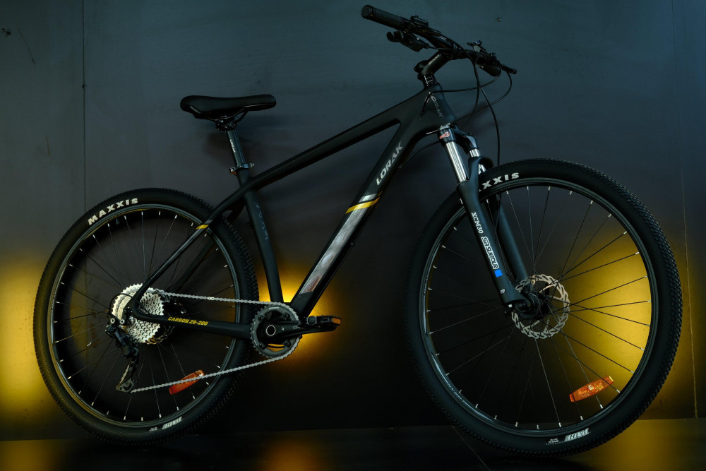 LORAK Carbon 29 200 Матовый Чёрный/Золотой глянец  