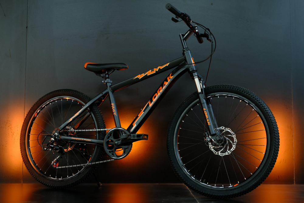 LORAK Fast 24 Matt Black/Orange (24