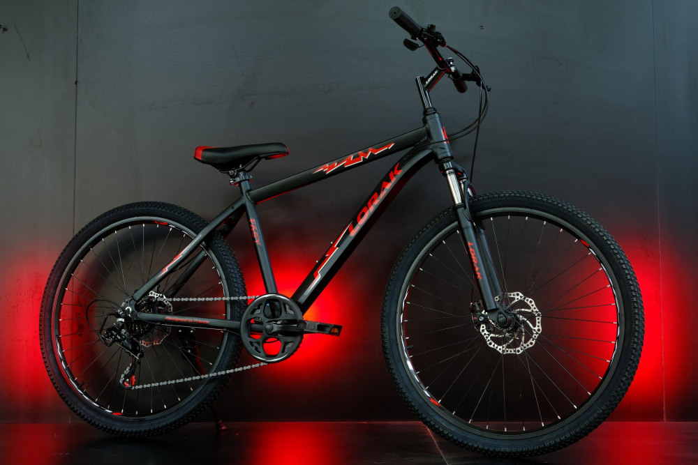 LORAK Fast 26 Matt Black/Red (26
