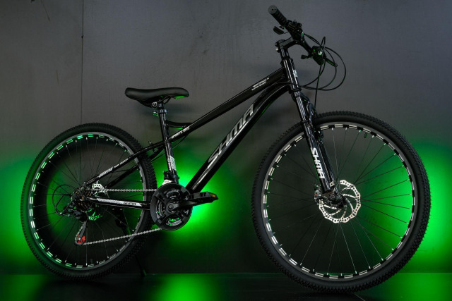 SHMA MTB 26 Чёрный/Серебристый рама 16 (на рост 150-165)  