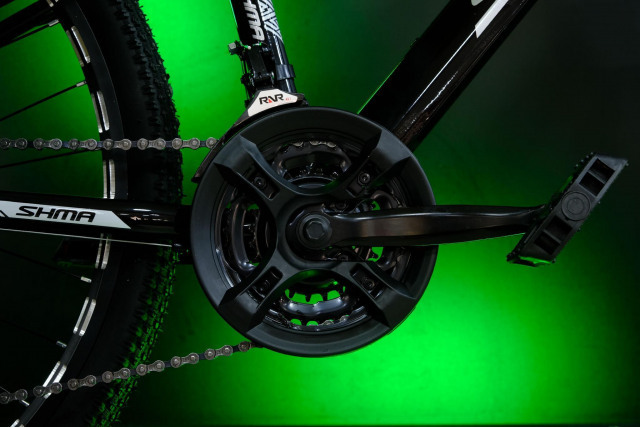 SHMA MTB 26 Чёрный/Серебристый рама 16 (на рост 150-165)  