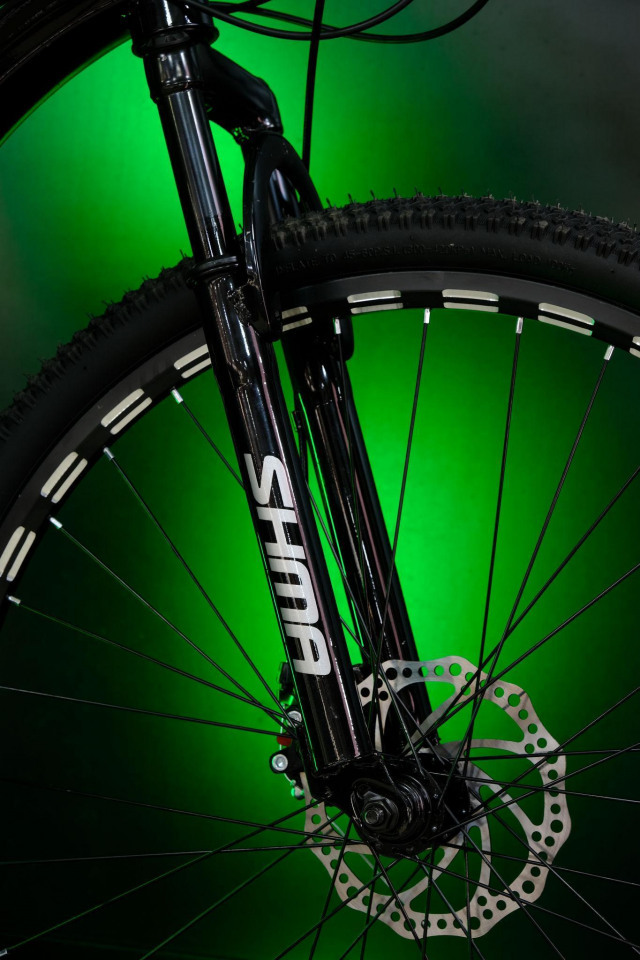 SHMA MTB 26 Чёрный/Серебристый рама 16 (на рост 150-165)  