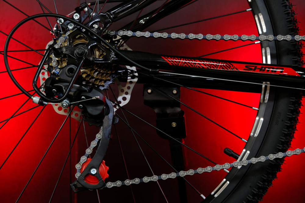SHMA MTB 26 Чёрный/Красный рама 16 (на рост 150-165)  