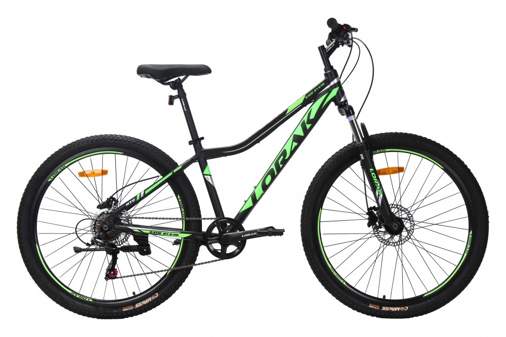 LORAK RACE 27,5 HD - 15р Matt Black/Green (27,5