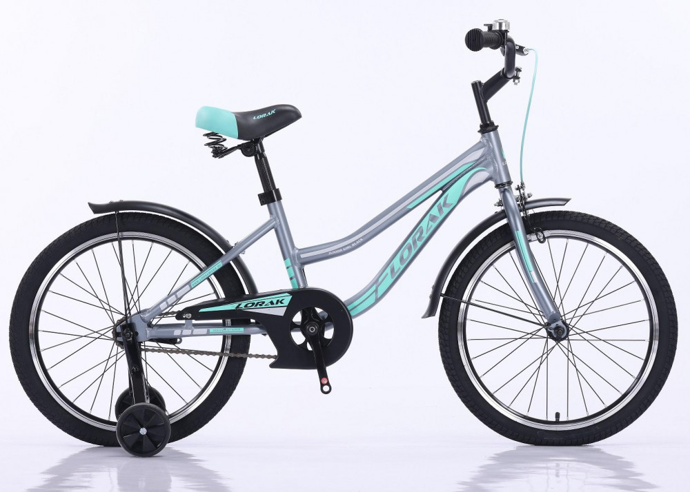 LORAK JUNIOR 20 Girl Black Matt Gray/Light Blue (20