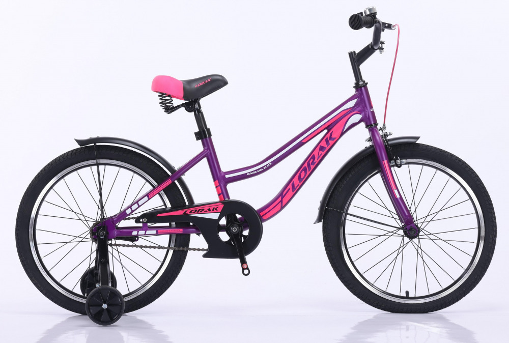 LORAK JUNIOR 20 Girl Black Matt Purple/Pink (20