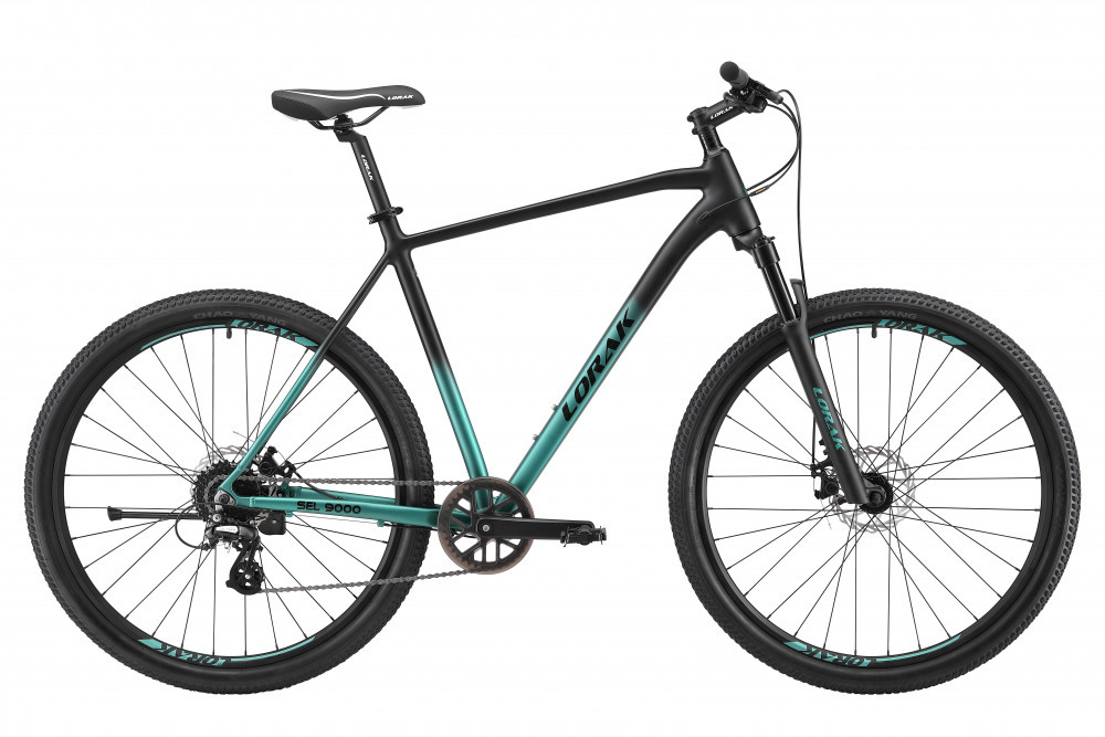 LORAK Sel 9000 8 sp - 19р. Matt Black/Green (29