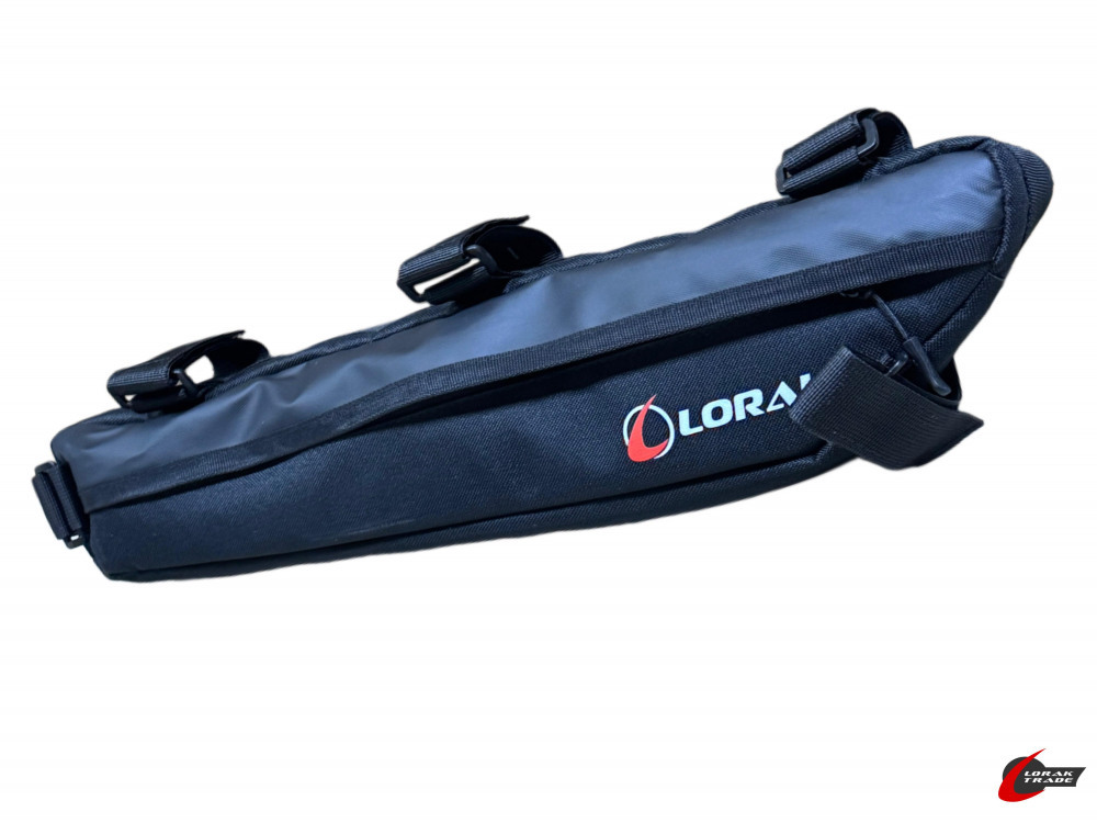 Сумка Lorak 480 на раму 44х9х5см черный, код 48001 