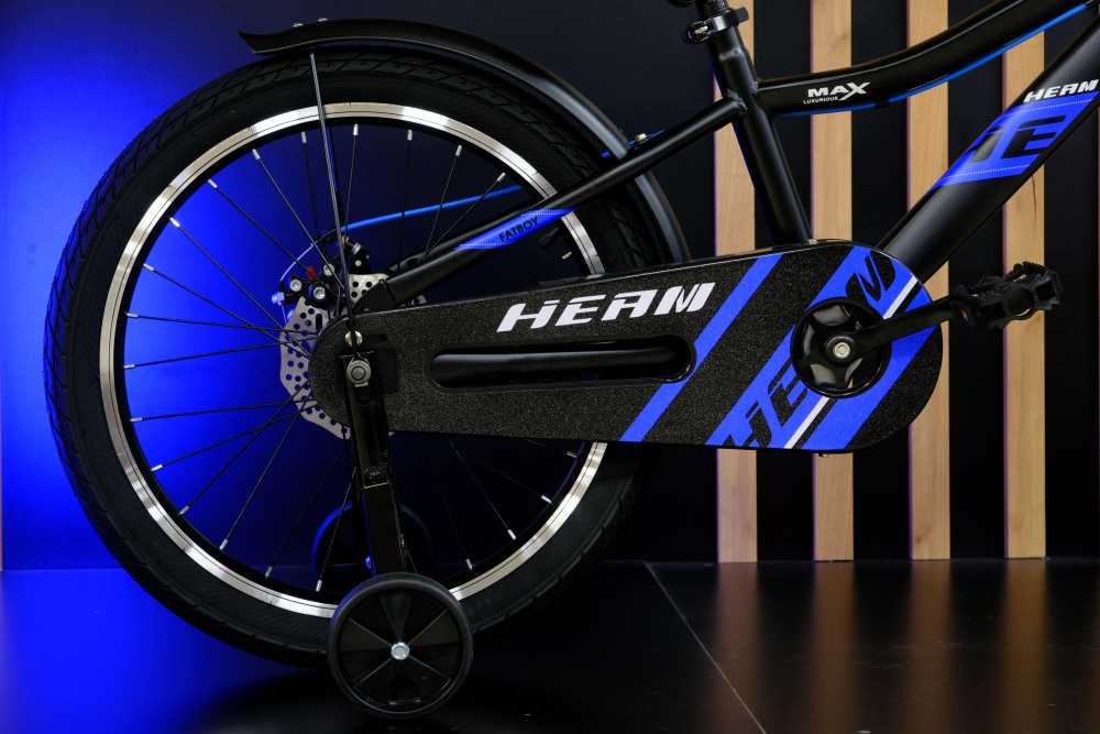 HEAM 20 FATBOY Disk Матовый Чёрный/Синий  