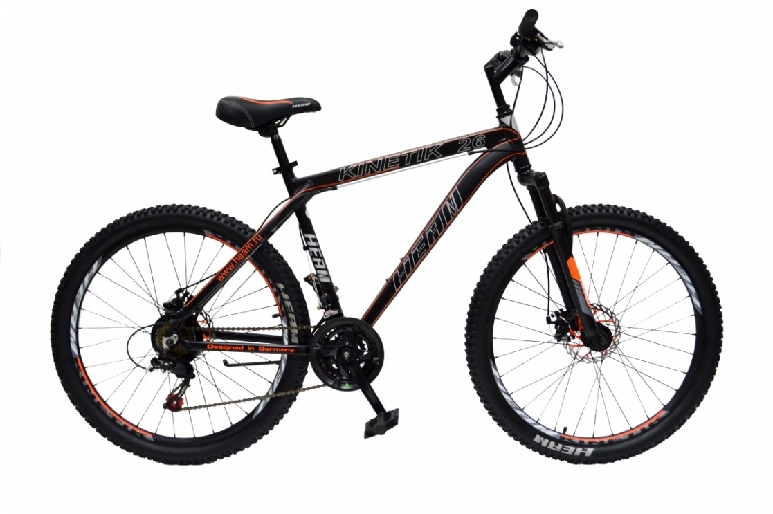 HEAM KINETIK 26 DISK- 21р Matt Black/Orange 